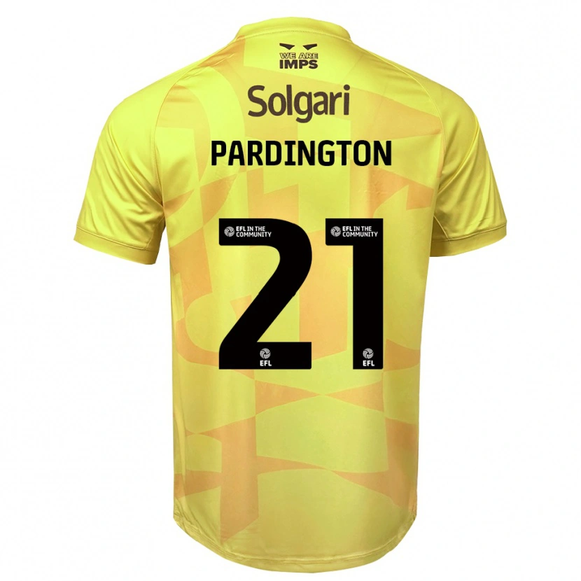 Danxen Kobiety Jamie Pardington #21 Czarny Żółty Koszulka Bramkarska 2025/26