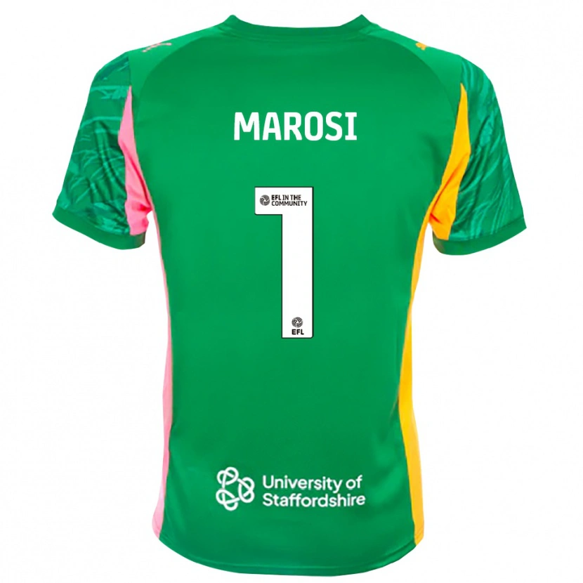Danxen Kobiety Marko Marosi #1 Zielono Różowo Pomarańczowy Koszulka Bramkarska 2025/26