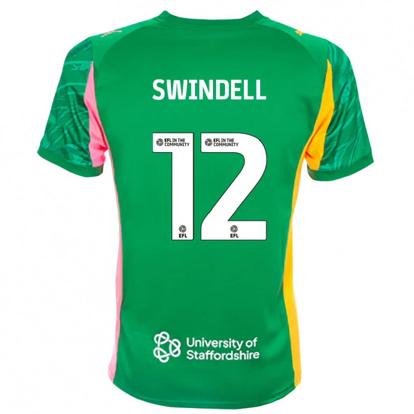 Danxen Kobiety Chloe Swindell #12 Zielono Różowo Pomarańczowy Koszulka Bramkarska 2025/26