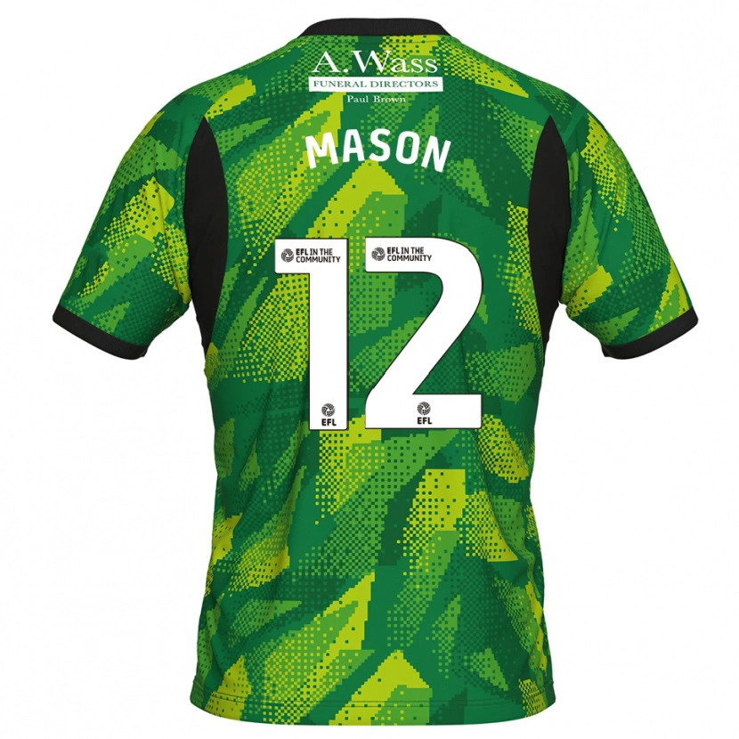 Danxen Kobiety Owen Mason #12 Czarny Zielony Koszulka Bramkarska 2025/26