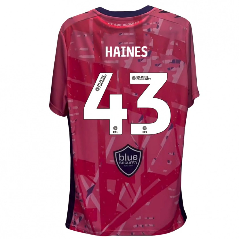 Danxen Kobiety Harry Haines #43 Biały Różowy Koszulka Bramkarska 2025/26