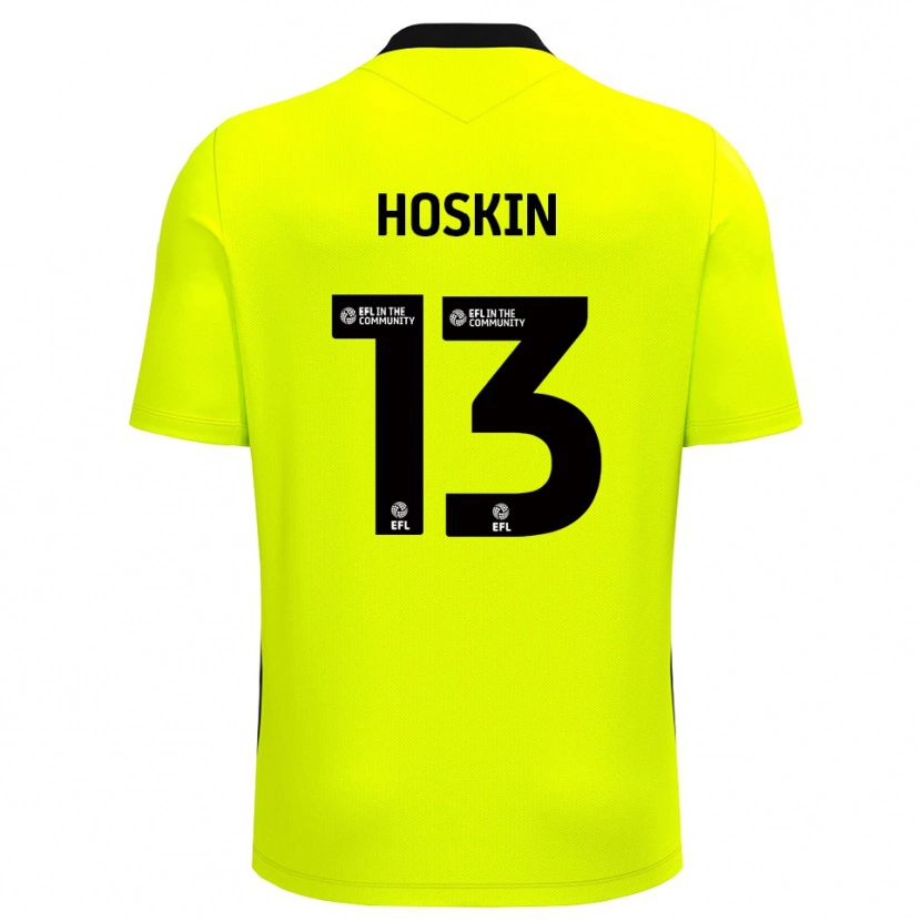 Danxen Kobiety Owen Hoskin #13 Czarny Żółty Koszulka Bramkarska 2025/26