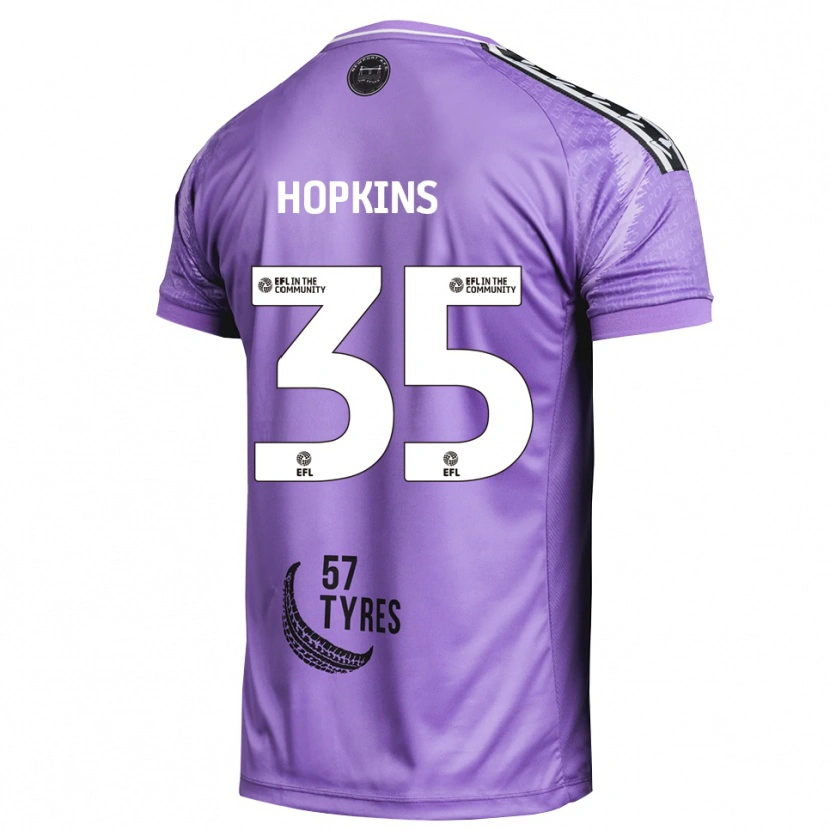 Danxen Kobiety Bailey Hopkins #35 Jasny Fiolet Koszulka Bramkarska 2025/26