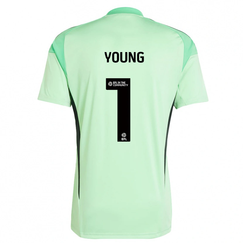 Danxen Kobiety Matthew Young #1 Czarny Jasny Zielony Koszulka Bramkarska 2025/26