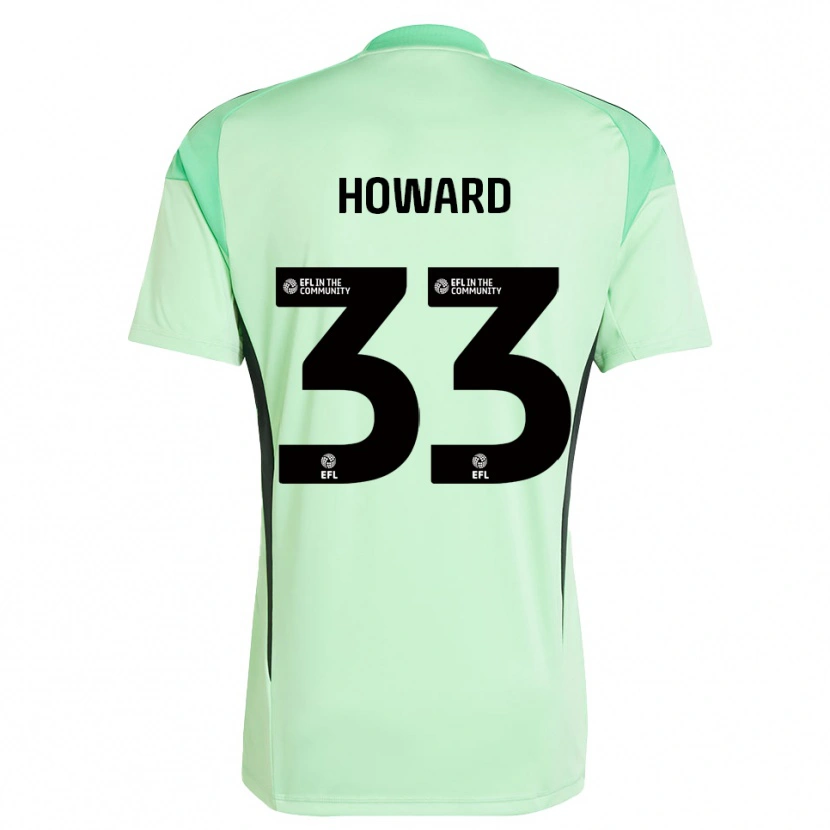 Danxen Kobiety Mark Howard #33 Czarny Jasny Zielony Koszulka Bramkarska 2025/26