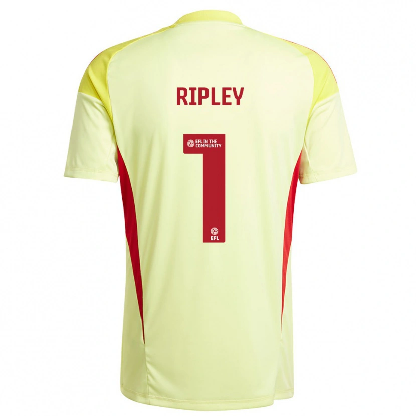 Danxen Kobiety Connor Ripley #1 Jasnożółty Koszulka Bramkarska 2025/26