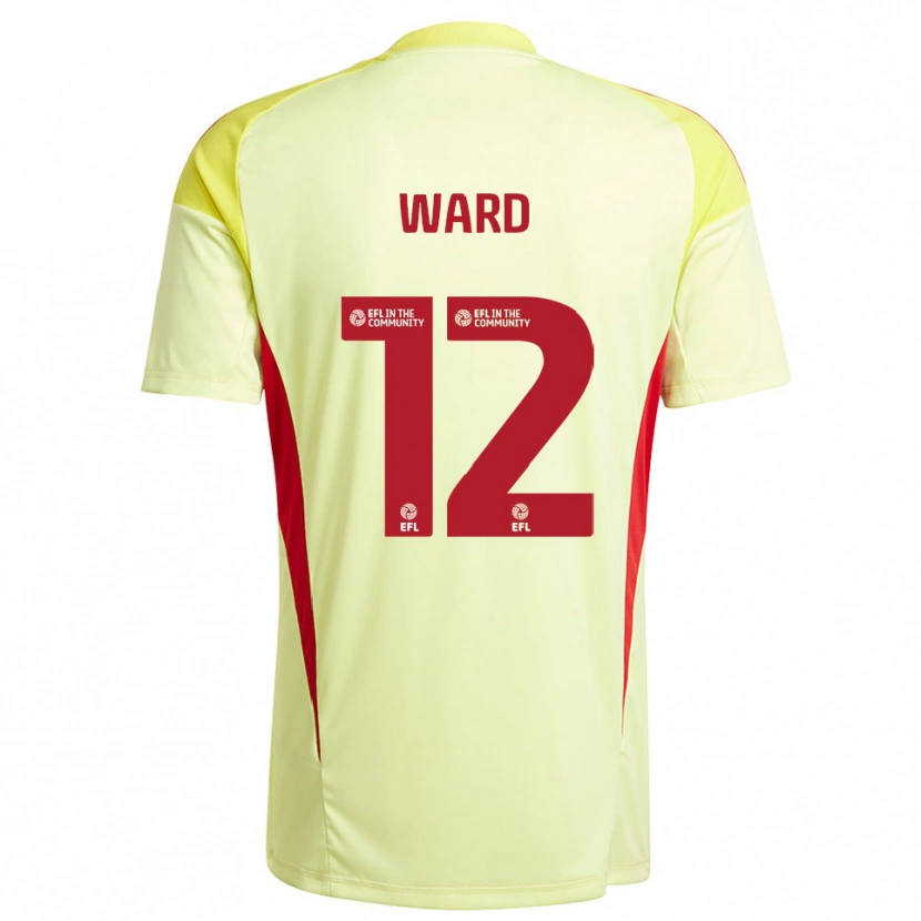 Danxen Kobiety Lewis Ward #12 Jasnożółty Koszulka Bramkarska 2025/26