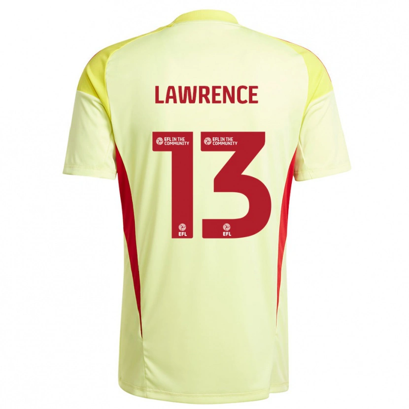 Danxen Kobiety Charlie Lawrence #13 Jasnożółty Koszulka Bramkarska 2025/26
