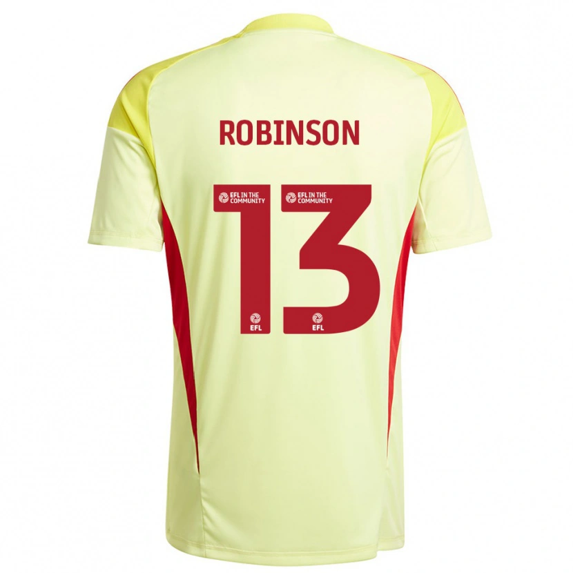 Danxen Kobiety Anton Robinson #13 Jasnożółty Koszulka Bramkarska 2025/26