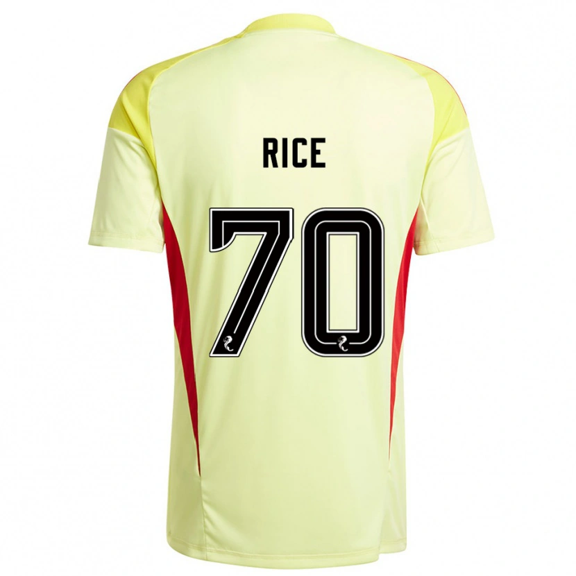 Danxen Kobiety Aidan Rice #70 Czerwono Żółty Koszulka Bramkarska 2025/26