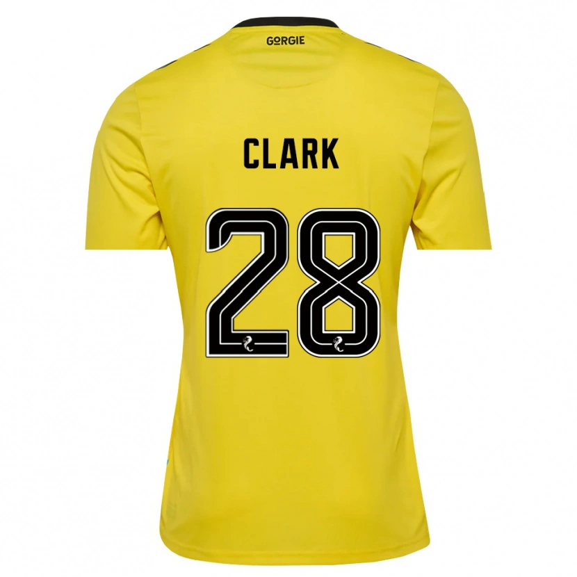 Danxen Kobiety Zander Clark #28 Czarny Czerwono Żółty Koszulka Bramkarska 2025/26