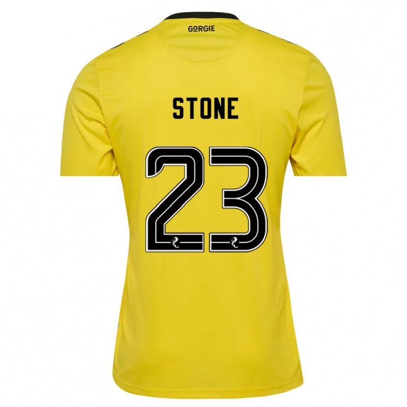 Danxen Kobiety Harry Stone #23 Czarny Czerwono Żółty Koszulka Bramkarska 2025/26