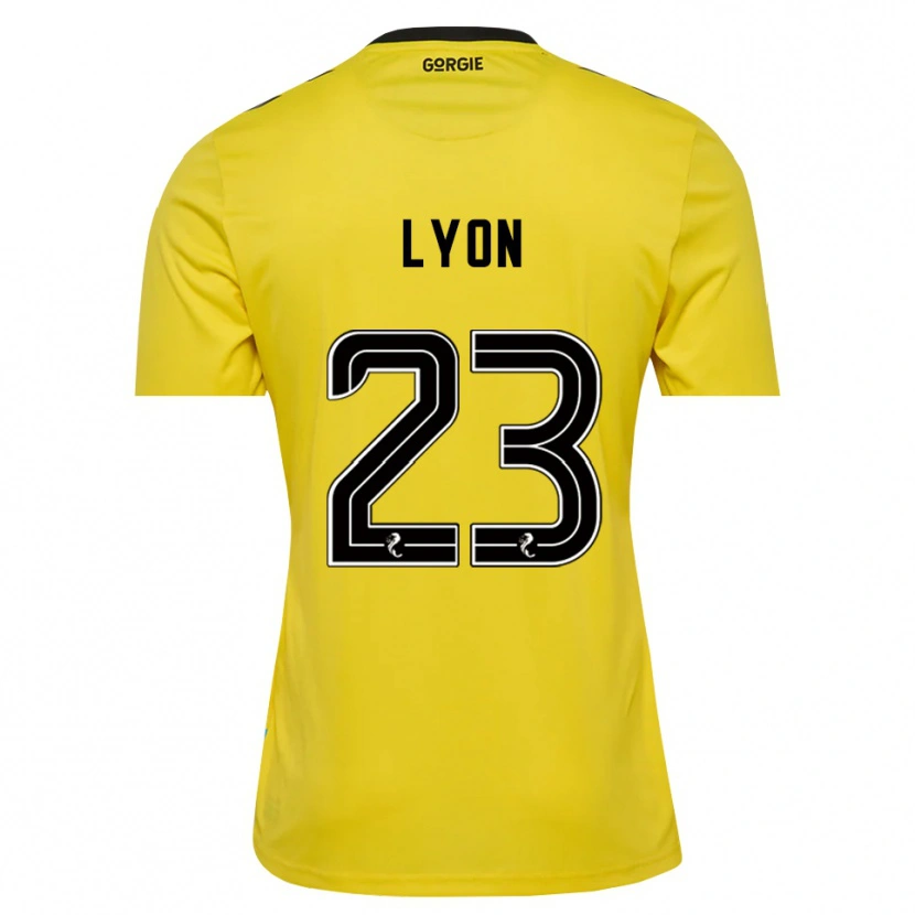 Danxen Kobiety Jack Lyon #23 Czarny Czerwono Żółty Koszulka Bramkarska 2025/26