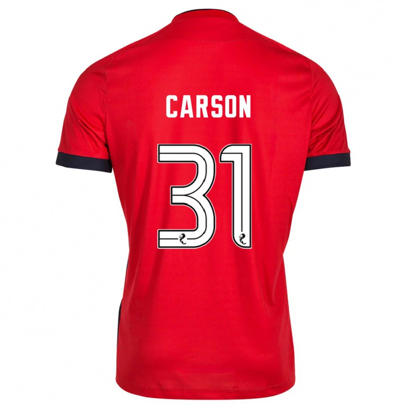Danxen Kobiety Trevor Carson #31 Biało Czerwony Koszulka Bramkarska 2025/26