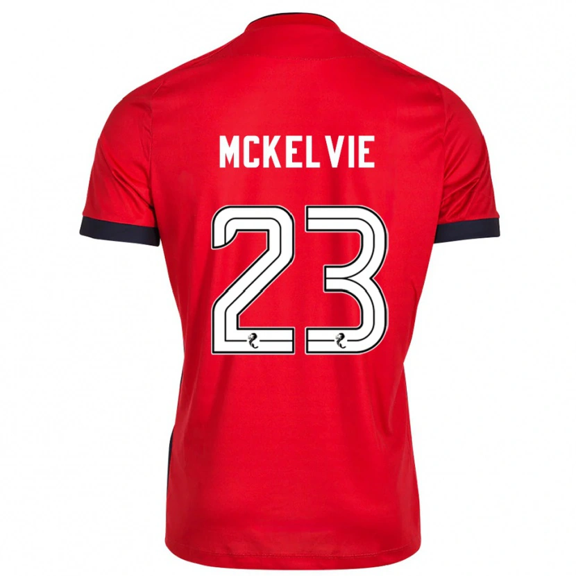Danxen Kobiety Lewis McKelvie #23 Biało Czerwony Koszulka Bramkarska 2025/26