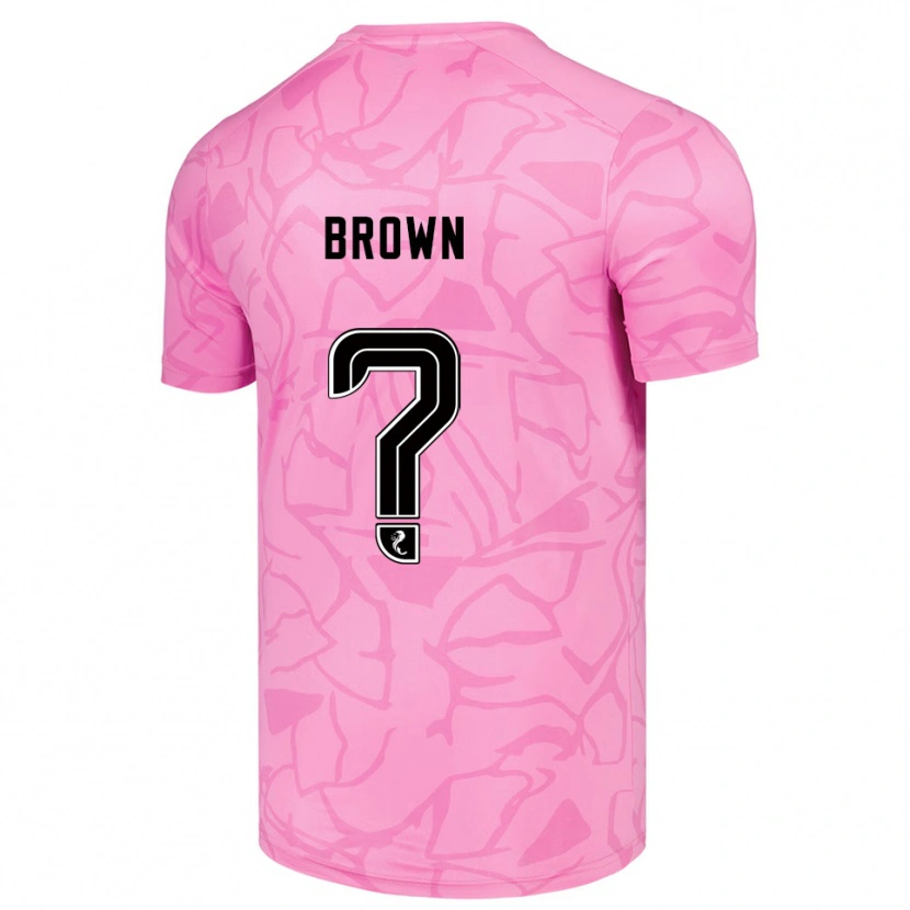 Danxen Kobiety Fraser Brown #0 Czarny Różowy Koszulka Bramkarska 2025/26