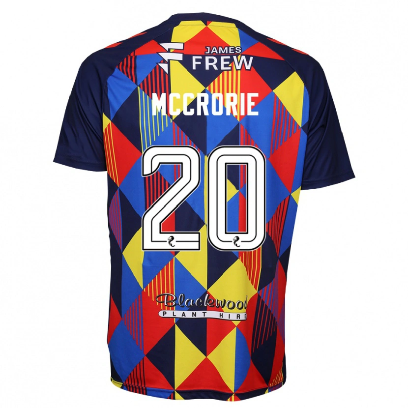 Danxen Kobiety Robby McCrorie #20 Królewski Czerwono Niebieski Koszulka Bramkarska 2025/26