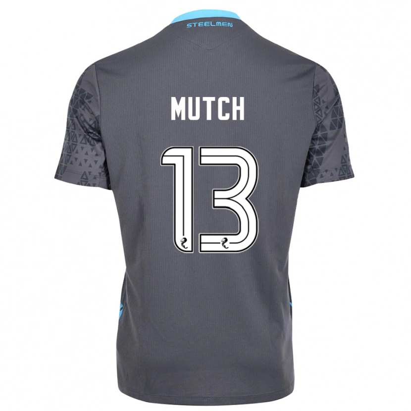 Danxen Kobiety Emily Mutch #13 Biały Szary Koszulka Bramkarska 2025/26
