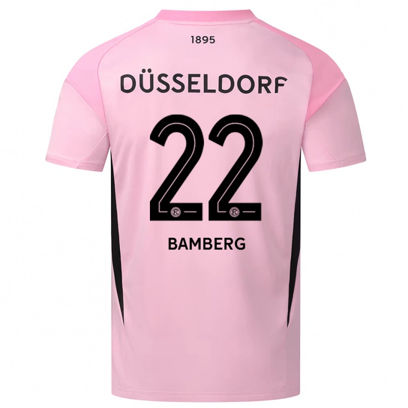 Danxen Kobiety Julian Bamberg #22 Różowy Czarny Koszulka Bramkarska 2025/26