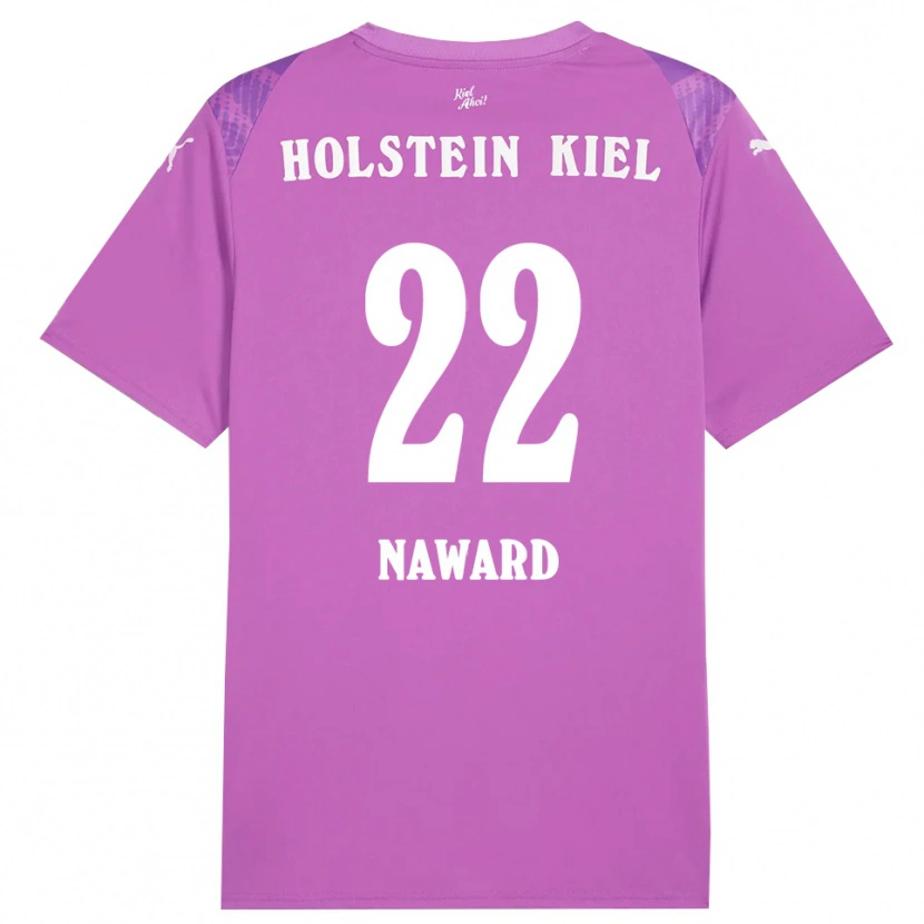 Danxen Kobiety Lela Naward #22 Fioletowy Biały Koszulka Bramkarska 2025/26