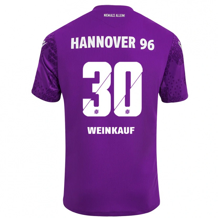 Danxen Kobiety Leo Weinkauf #30 Fioletowy Biały Koszulka Bramkarska 2025/26