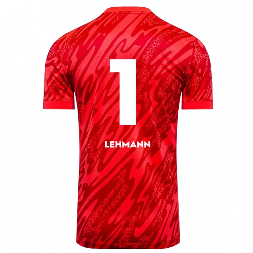 Danxen Kobiety Frank Lehmann #1 Czerwony Biały Koszulka Bramkarska 2025/26