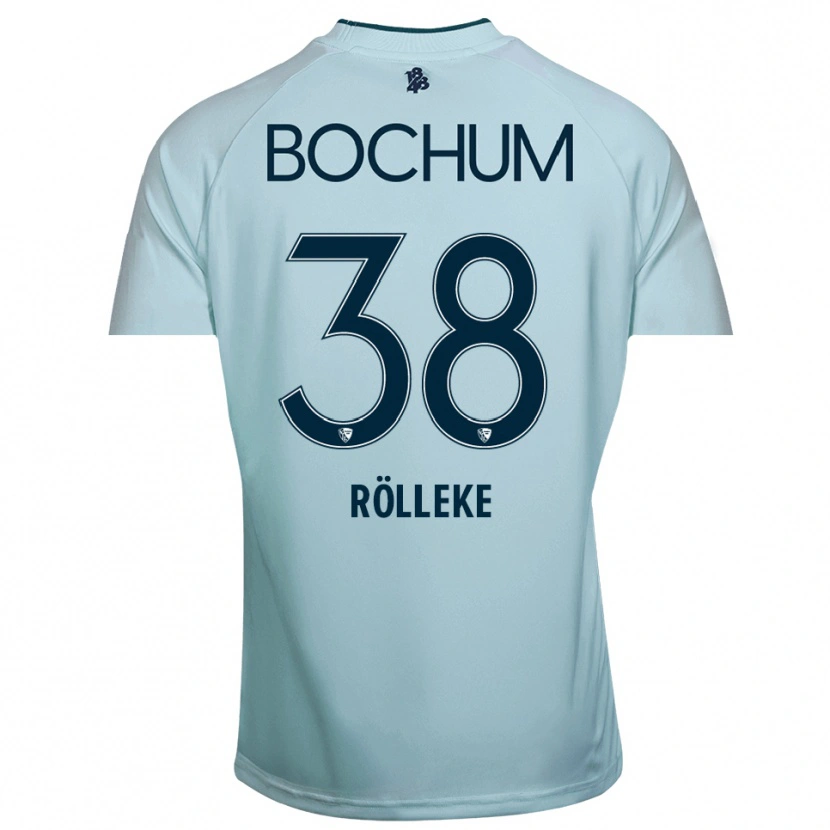 Danxen Kobiety Hugo Rölleke #38 Cyjan-Niebieski Koszulka Bramkarska 2025/26