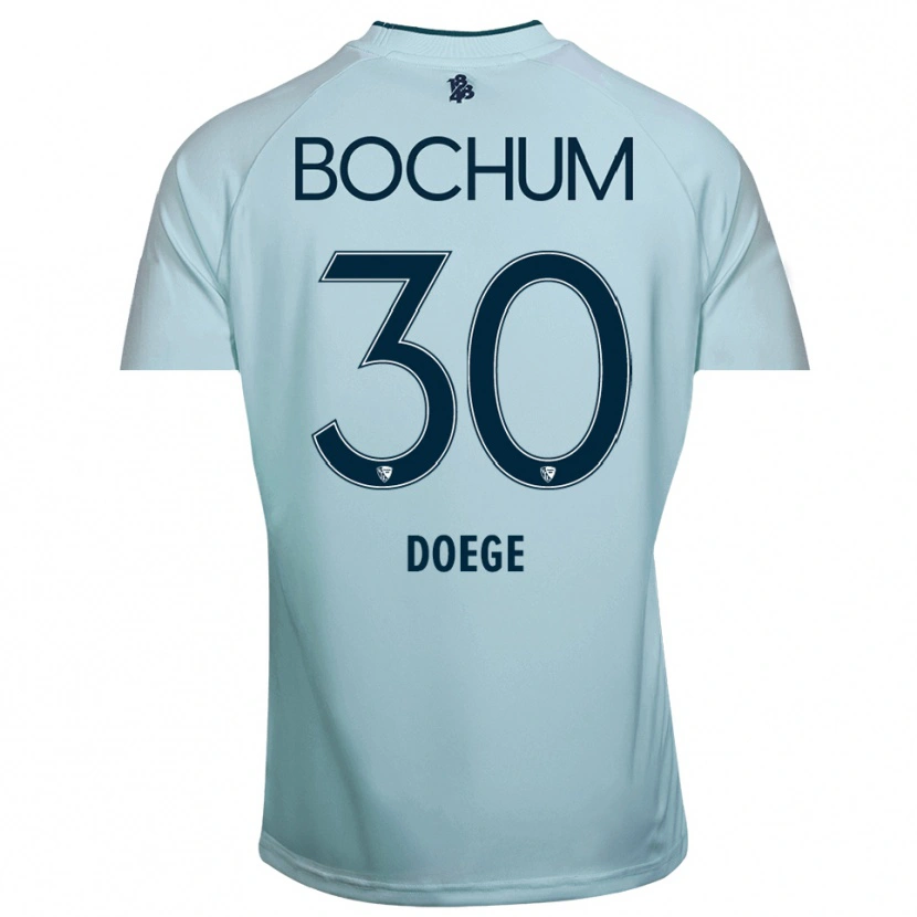 Danxen Kobiety Leonie Doege #30 Cyjan-Niebieski Koszulka Bramkarska 2025/26