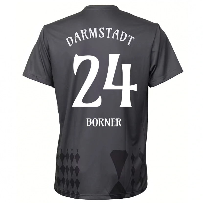 Danxen Kobiety Benedikt Börner #24 Ciemnoszary Koszulka Bramkarska 2025/26