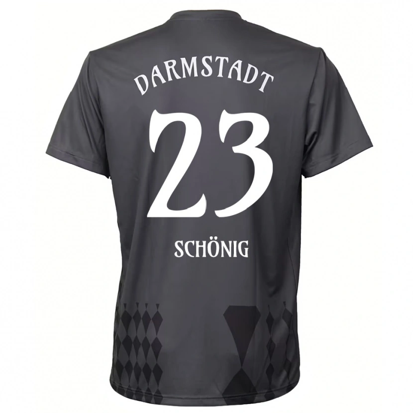Danxen Kobiety Mauritius Schönig #23 Ciemnoszary Koszulka Bramkarska 2025/26