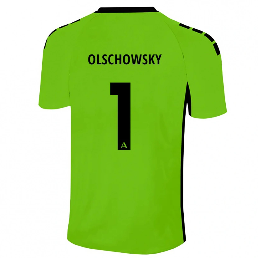 Danxen Kobiety Jan Olschowsky #1 Trawiasto-Zielony Czarny Koszulka Bramkarska 2025/26