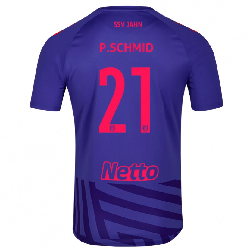 Danxen Kobiety Paul Schmid #21 Królewski Niebieski Czerwony Koszulka Bramkarska 2025/26