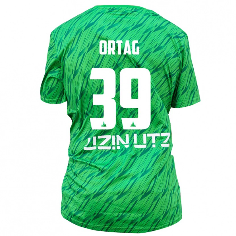 Danxen Kobiety Christian Ortag #39 Zielony Czerwony Koszulka Bramkarska 2025/26