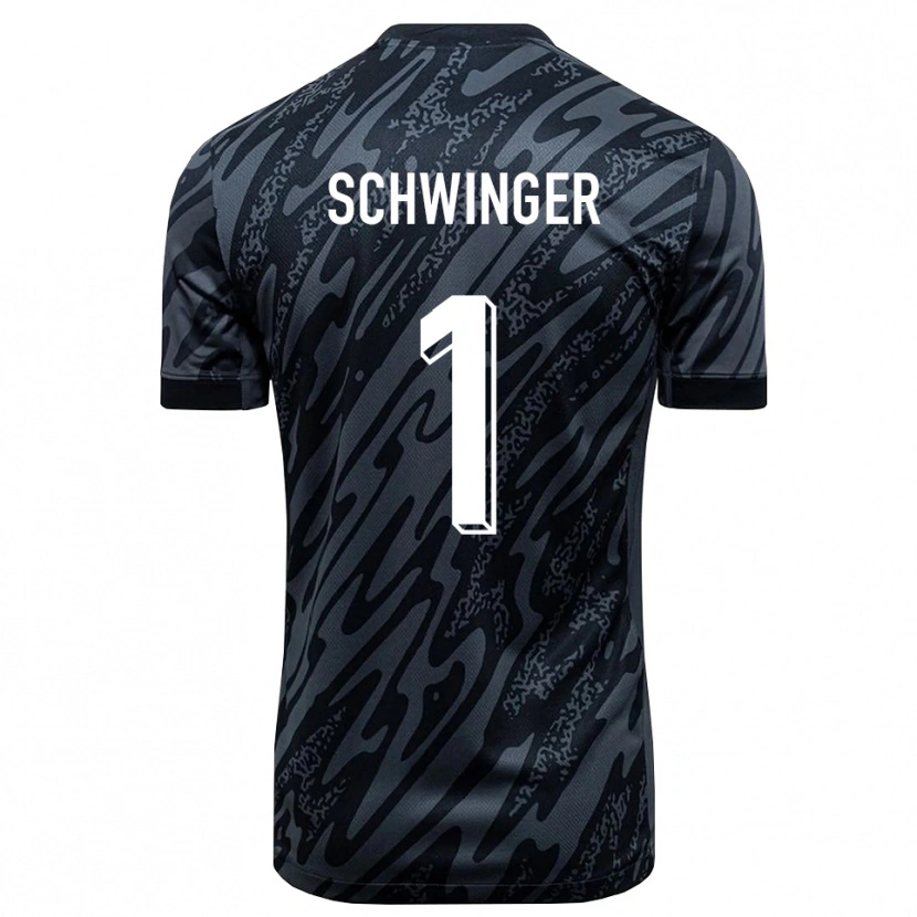 Danxen Kobiety Holm Schwinger #1 Czarny Szary Koszulka Bramkarska 2025/26