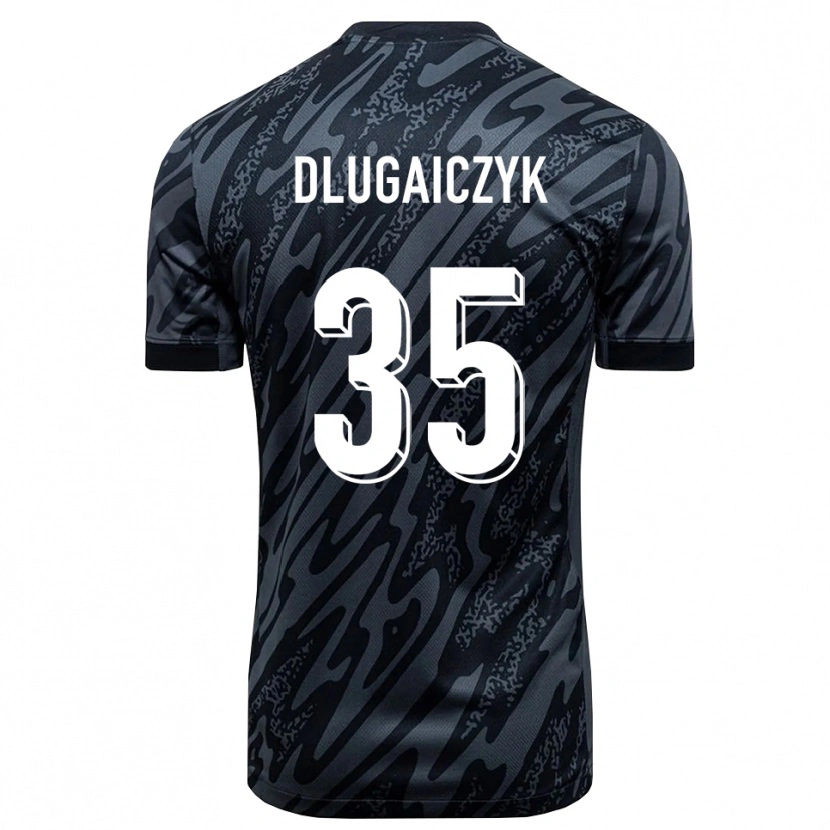 Danxen Kobiety Alexander Dlugaiczyk #35 Czarny Szary Koszulka Bramkarska 2025/26