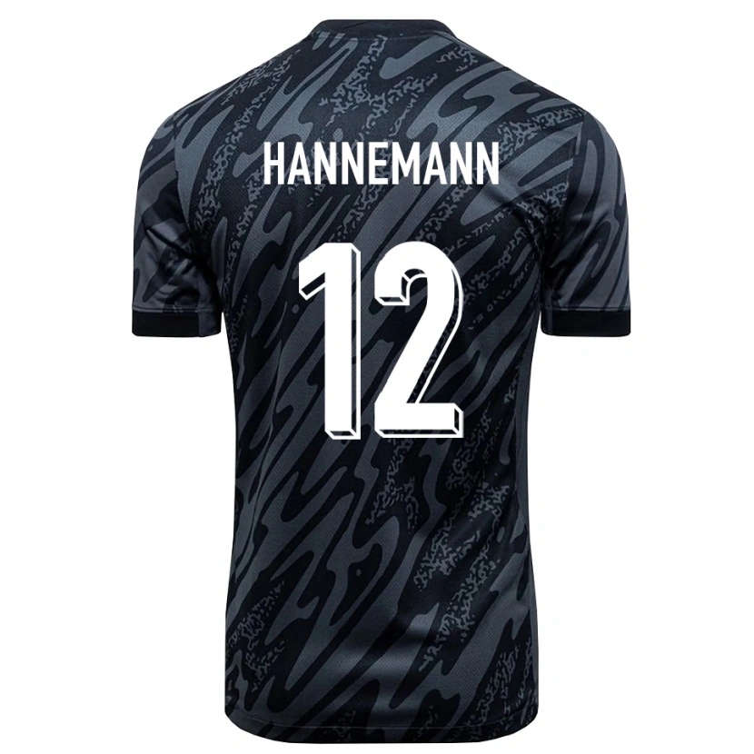 Danxen Kobiety Sören Hannemann #12 Czarny Szary Koszulka Bramkarska 2025/26