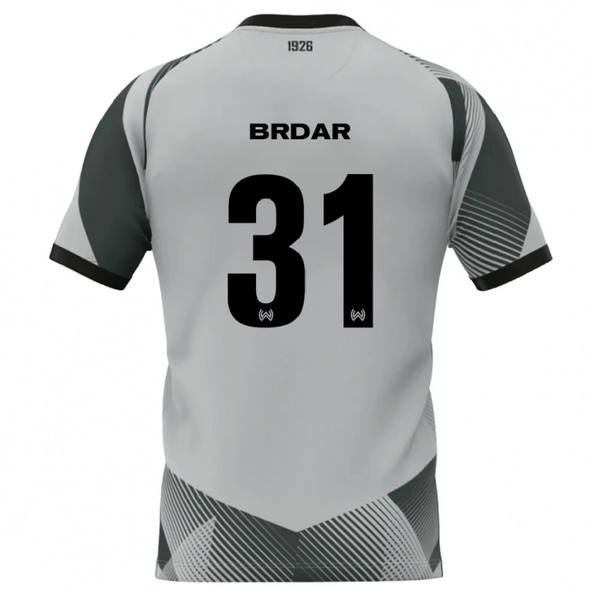 Danxen Kobiety Noah Brdar #31 Jasnoszary Biały Koszulka Bramkarska 2025/26