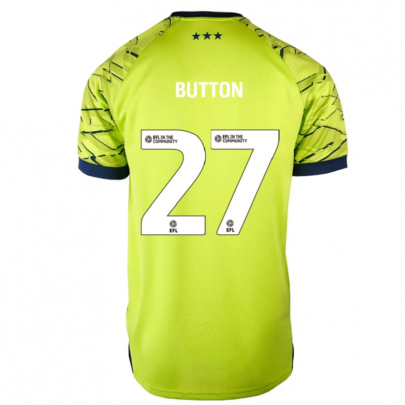 Danxen Kobiety David Button #27 Zielono-Żółty Koszulka Bramkarska 2025/26