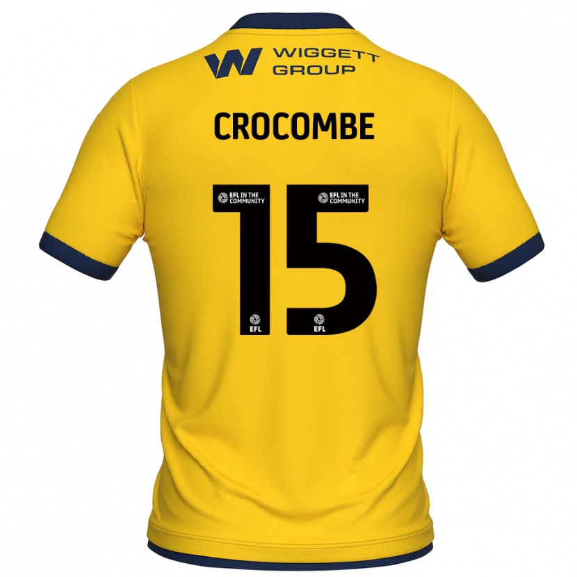 Danxen Kobiety Max Crocombe #15 Żółty I Czarny Koszulka Bramkarska 2025/26