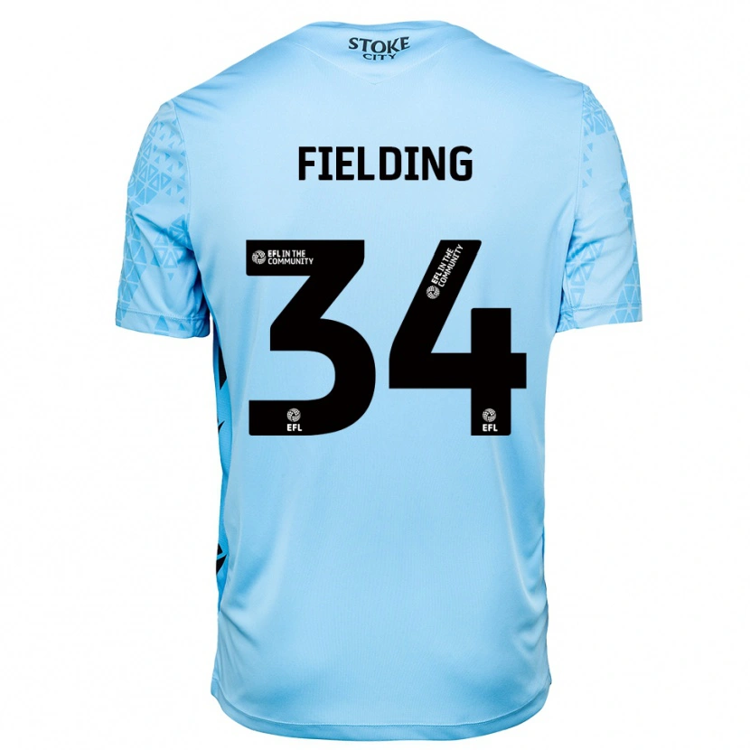Danxen Kobiety Frank Fielding #34 Błękitny I Czarny Koszulka Bramkarska 2025/26