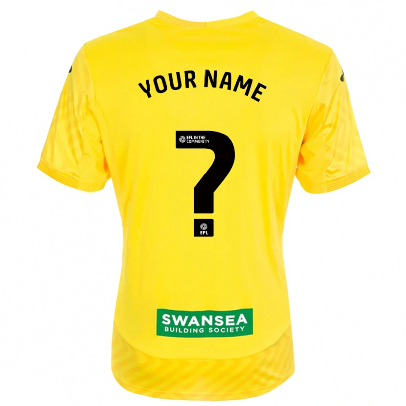 Danxen Kobiety Swansea City Żółty I Czarny Koszulka Bramkarska 2025/26