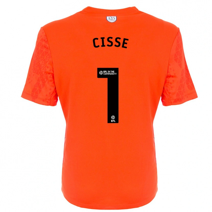 Danxen Kobiety Ben Cisse #1 Czarno-Pomarańczowy Koszulka Bramkarska 2025/26