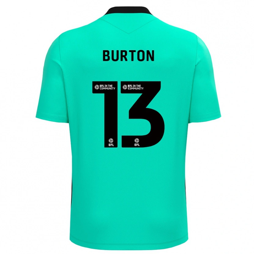 Danxen Kobiety Callum Burton #13 Turkusowy Średni Koszulka Bramkarska 2025/26