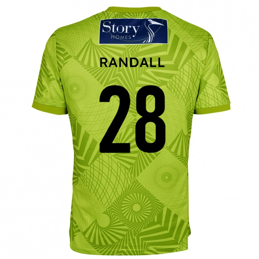 Danxen Kobiety Thomas Randall #28 Zielono-Żółty Koszulka Bramkarska 2025/26