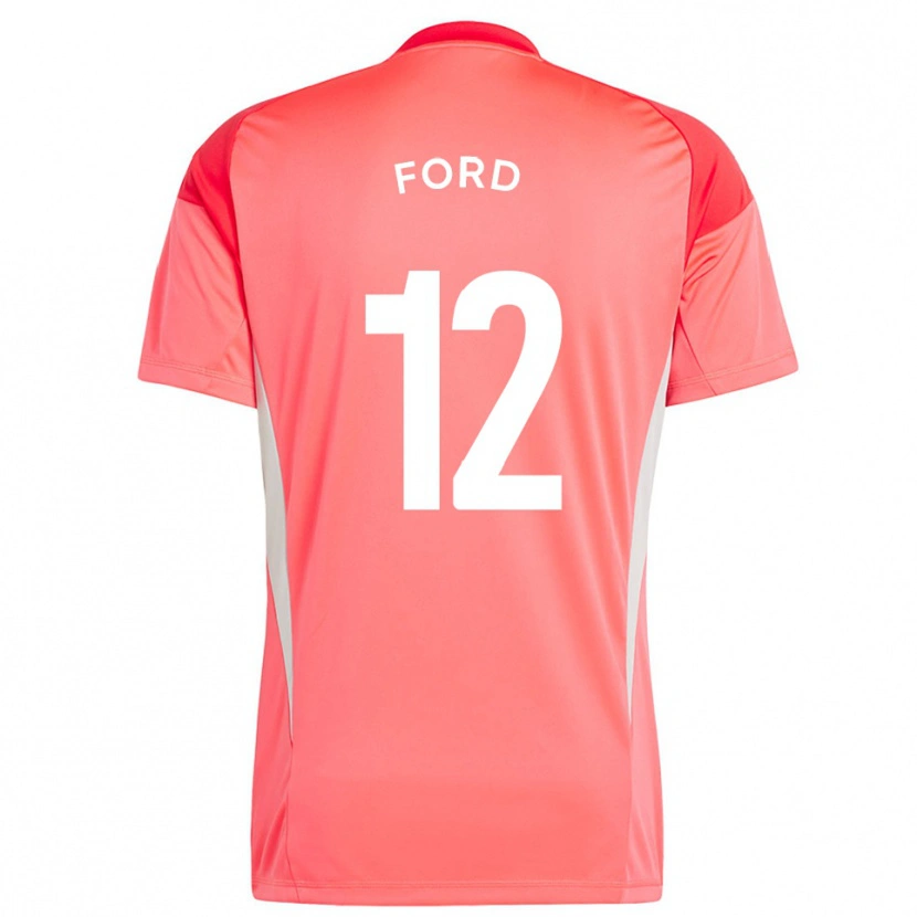 Danxen Kobiety Nathaniel Ford #12 Czerwono-Pomarańczowy Koszulka Bramkarska 2025/26
