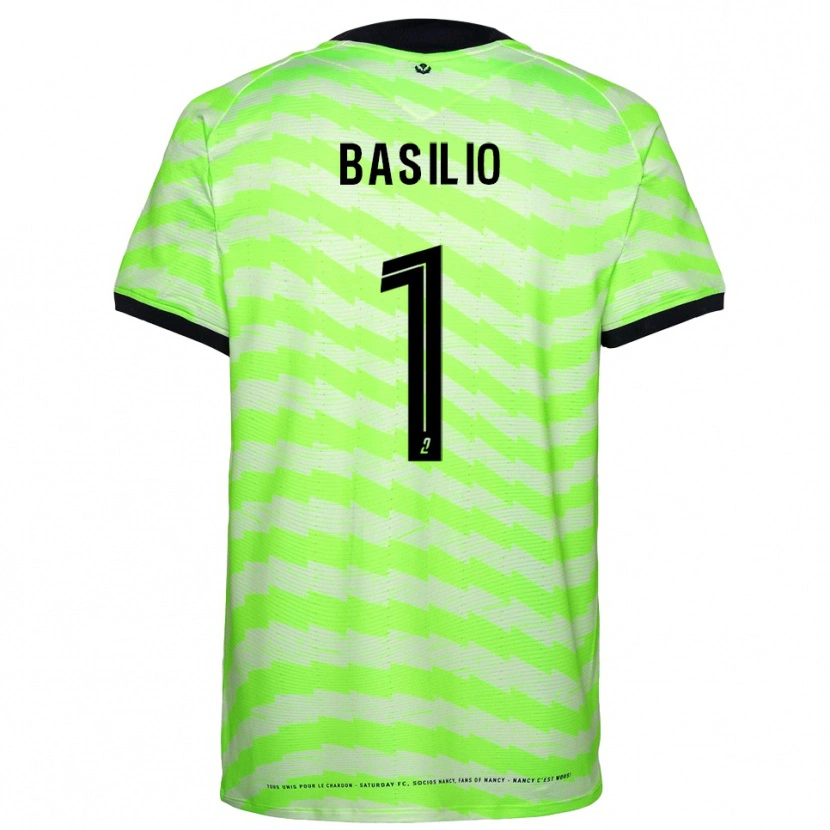 Danxen Kobiety Enzo Basilio #1 Neonowy Zielony Koszulka Bramkarska 2025/26