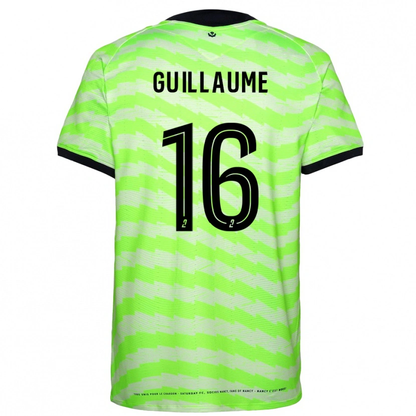 Danxen Kobiety Théo Guillaume #16 Neonowy Zielony Koszulka Bramkarska 2025/26