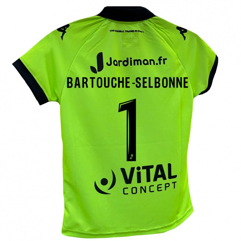 Danxen Kobiety Teddy Bartouche-Selbonne #1 Neonowy Zielony Koszulka Bramkarska 2025/26
