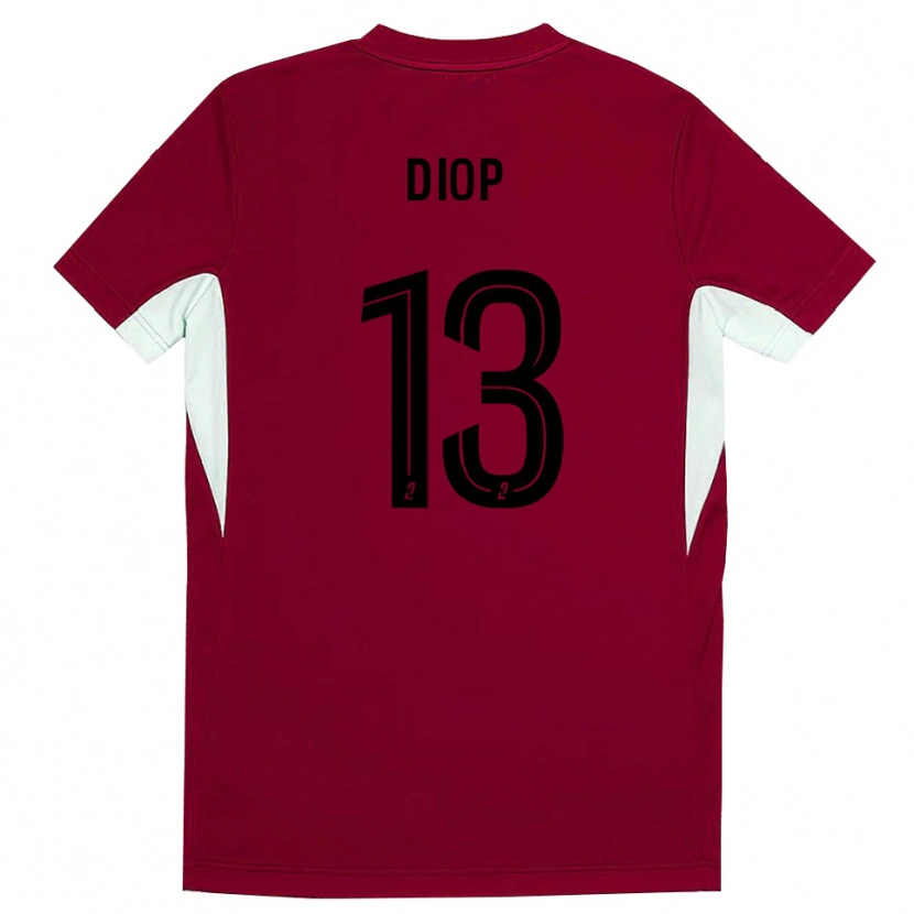 Danxen Kobiety Mamadou Diop #13 Czerwono-Czarny Koszulka Bramkarska 2025/26