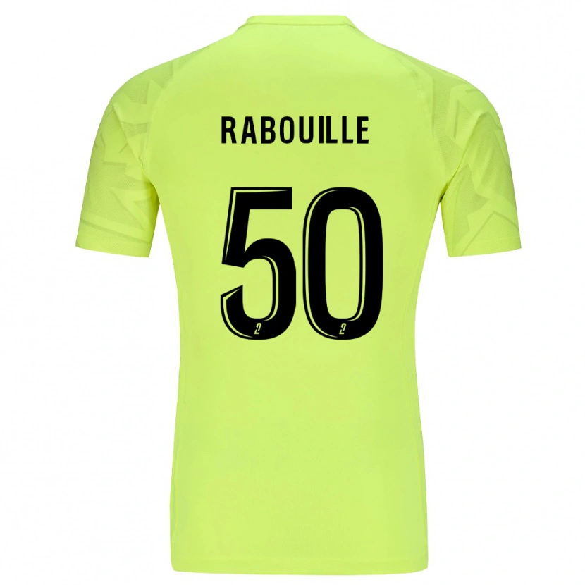 Danxen Kobiety Valentin Rabouille #50 Neonowy Zielony Koszulka Bramkarska 2025/26